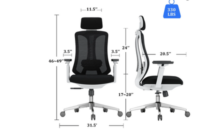 Office Chair Standard Size: Finding the Perfect Fit for Comfort and Productivity